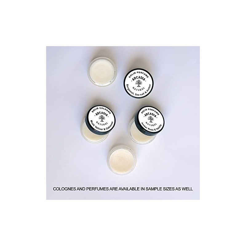 Musk, Vetiver and Oakmoss (Solid Cologne) - Handcrafted with natural