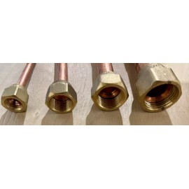 Unbranded Flare X Solder Adapter-  Copper Mini splint AC - Line set Adapter HVAC - 1/2" x 1/2"