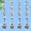 Stainless Steel Wind Spinner, 3D Reflective Bird Deterrent Spiral Discs