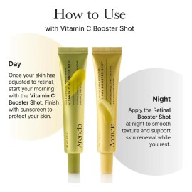 B Sérum Booster Duo Con Vitamina C Y Retinal Para El Día ..