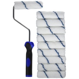 WHIZZ 25009 4" Xtrasorb Microfiber 3/8" Nap Mini Roller 10Pk