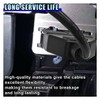 DUSCOKE OBD1 Scanner Connector, OBD1 12Pin Male to OBD2 16Pin
