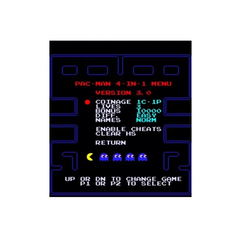 Ms Pacman / Pacman 4 in 1 kit - High