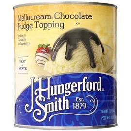 J. Hungerford Smith Fudge Topping, Mellocream Chocolate, 8 Pound