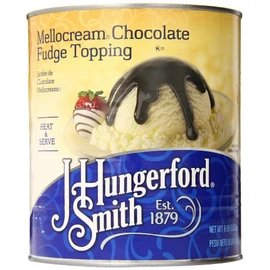 J. Hungerford Smith Fudge Topping, Mellocream Chocolate, 8 Pound