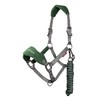 LeMieux Vogue Fleece Headcollar with Lead Rope in Hunter Green