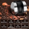 Coffee Distributor Stainless Steel Alloy Dual Head Adjustable Depth Coffee