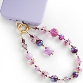 Posadina Phone Charm for Women, Anti-Theft Phone Wrist Strap, Hands-Free & Detachable Cellphone Lanyard Chain with Tether Tab