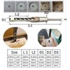BQKKWIN Square Hole Drill Bit, 1 Pcs Woodworking Mortiser Square