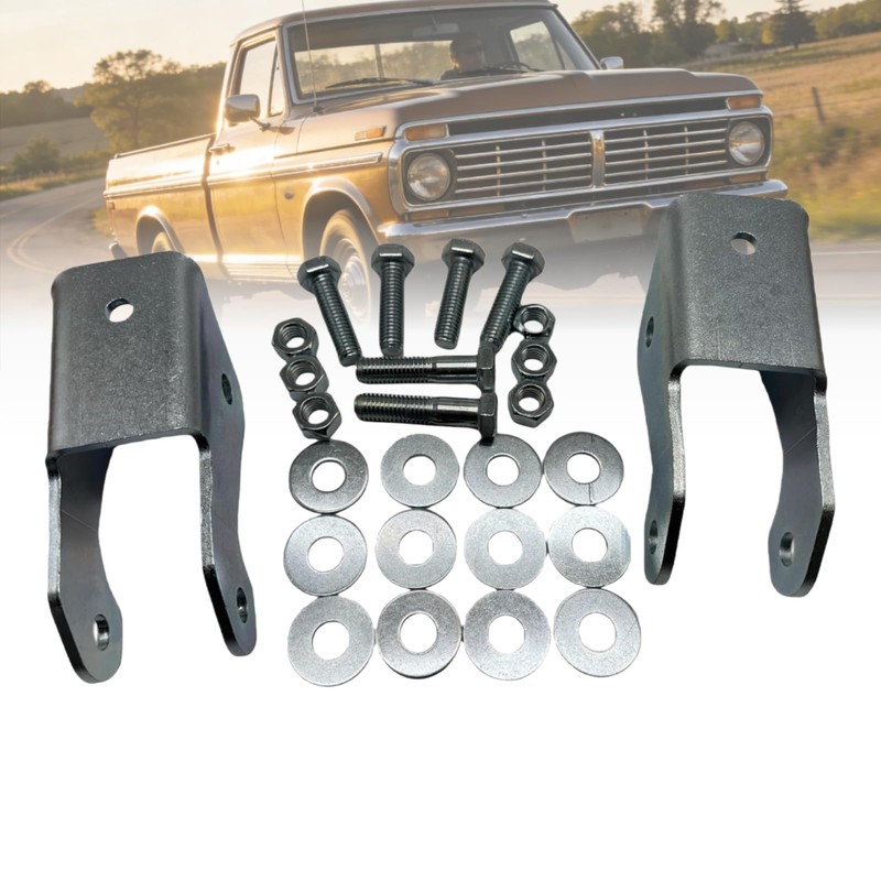 3-5" Rear Drop Shock Extenders Extensions Lowering Brackets Kit for