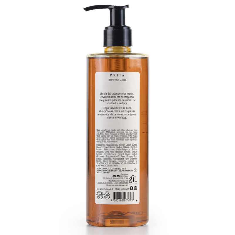 PRIJA Daily Care Gift Set, Liquid Soap + Hand and