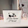 Panda Themed Gifts Makeup Bag Inspirational Gift for Women Panda
