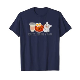 Coffee Kimchi Cats Cute I Love Kimchi South Korean Kpop T T-Shirt
