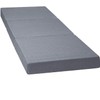 Olee Sleep Tri-Folding Memory Foam Topper, 4", Gray, Single size,