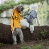 Dog Raincoat with Harness for Small and Medium Dogs, Waterproof