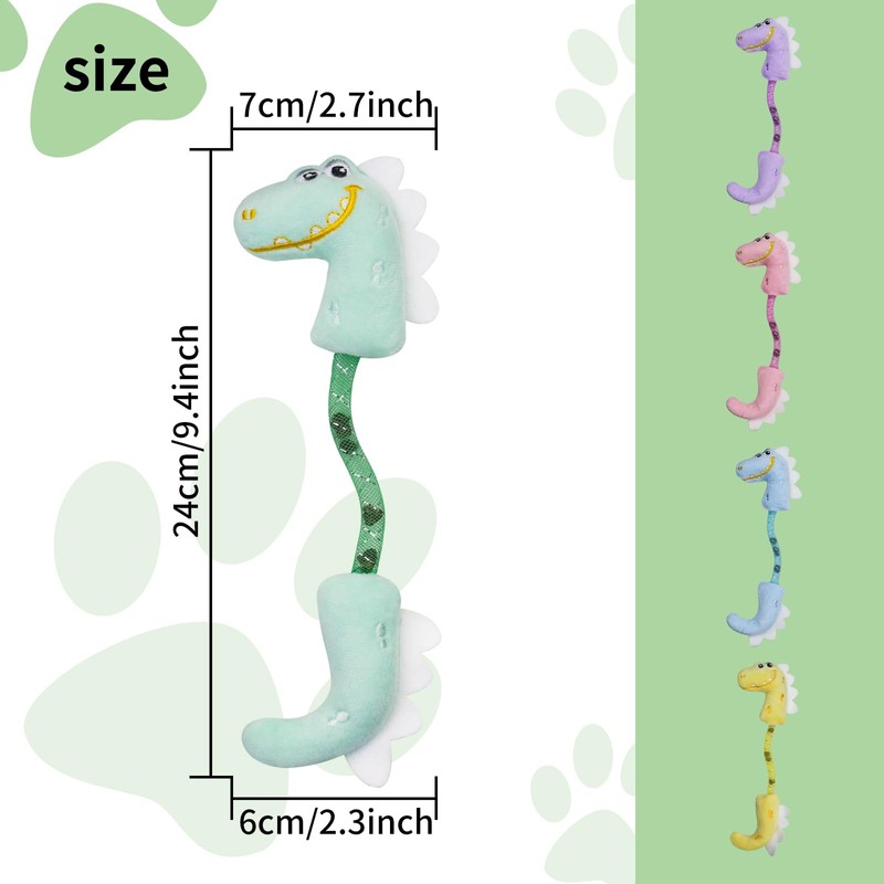 Andiker Cat Catnip Toy，26.5cm Cat Plush Toy with Silvervine Fruit