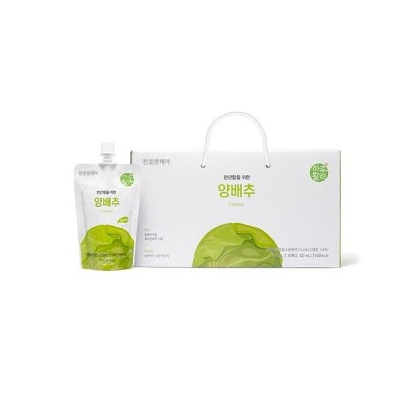 Daily vitality soothing green cabbage 70ml 30 sachets [3 pieces] / 하루활력 속 달래는 앙배추 70ml 30포 [3개]