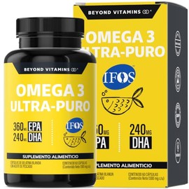 Omega 3 Premium 1000mg Certificado IFOS | Beyond Vitamins - 60 caps