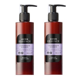 Pack of 2 Avon Essence Lavender and Ginger Hand Lotion 195ml = 390ml