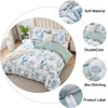 Crossvast Botanical Cotton Comforter Set Queen Size 3Pcs - Sage