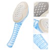 WOONEKY Stainless Steel Pedicure File for Foot Callus Removal Scrubber