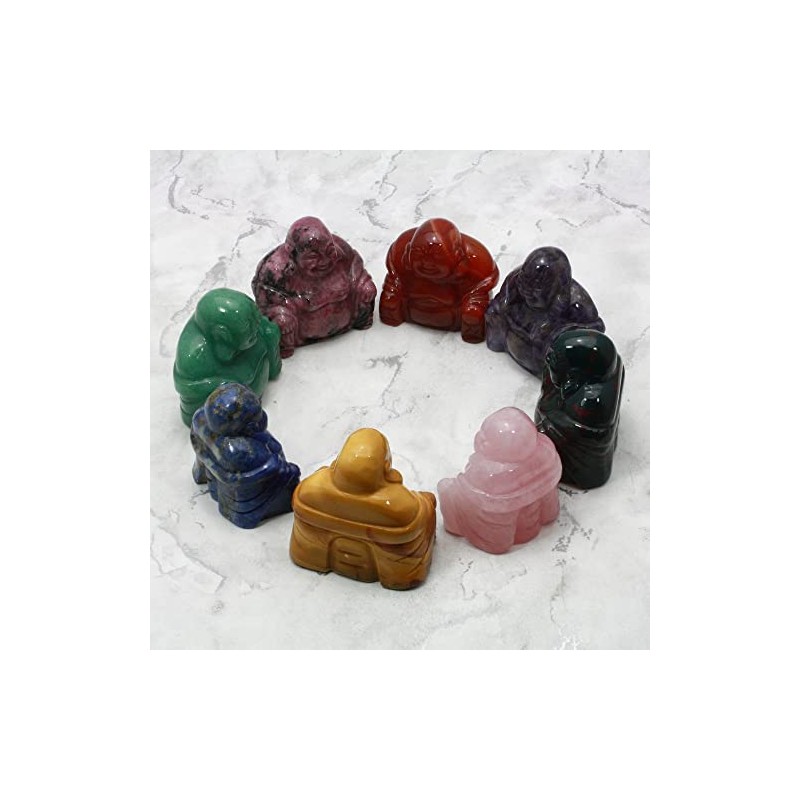 Howlite Sitting Buddha Statue