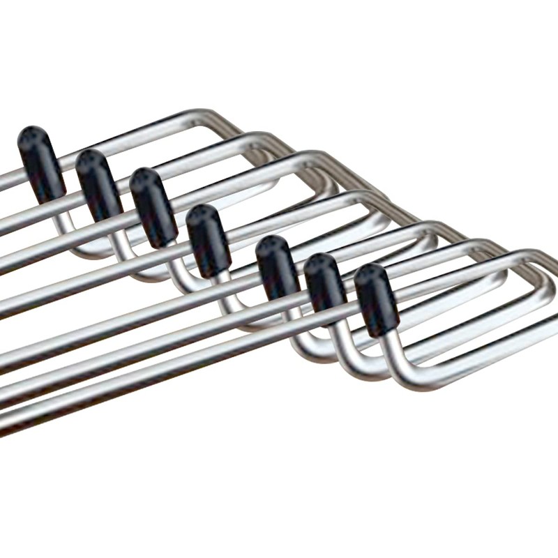 50pcs Vinyl Flexible End Caps, Rubber End Caps, Black Bolt