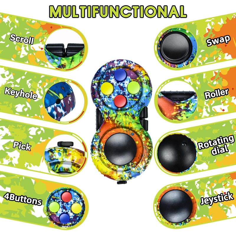 WTYCD Original Fidget Toy Game, Rubberized Classical Controller Fidget Concentration