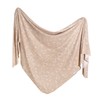 Copper Pearl Large Premium Knit Baby Swaddle Receiving Blanket Sandy