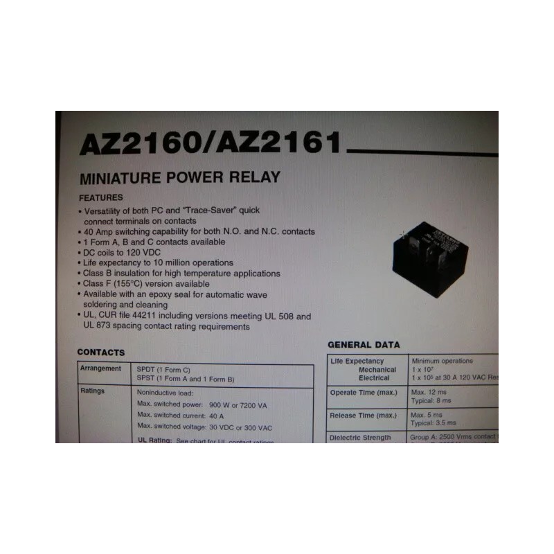 ZETTLER LOT 5 ZETTLER High Current 40A Power RELAY 15V