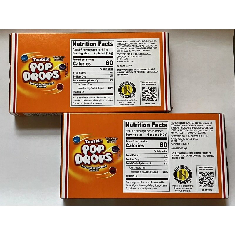 Tootsie Pop Drops with Chewy Tootsie Roll Center *Lot of