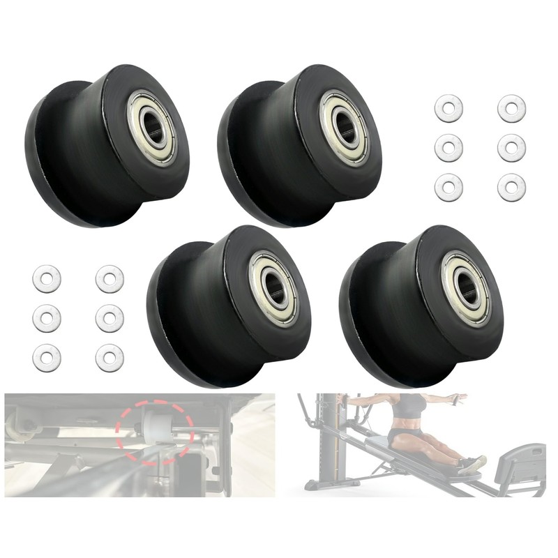 TYHI Replacement Strength Trainer Replacement Fitness Equipment Heavy Plastic Roller