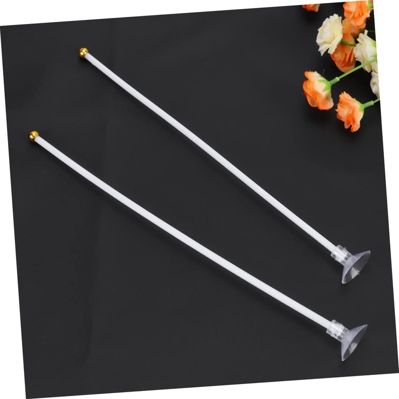 IWOWHERO Pack of 10 Flag Banner, Table Flagpole, Flag Holder