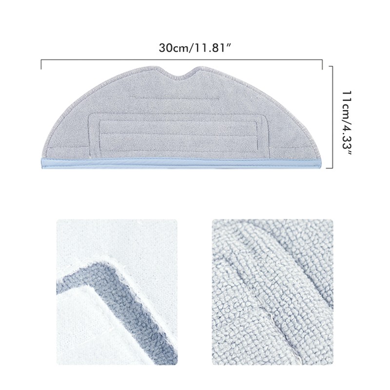 Pack of 6 Wipes Accessories Compatible for Roborock S7 S7