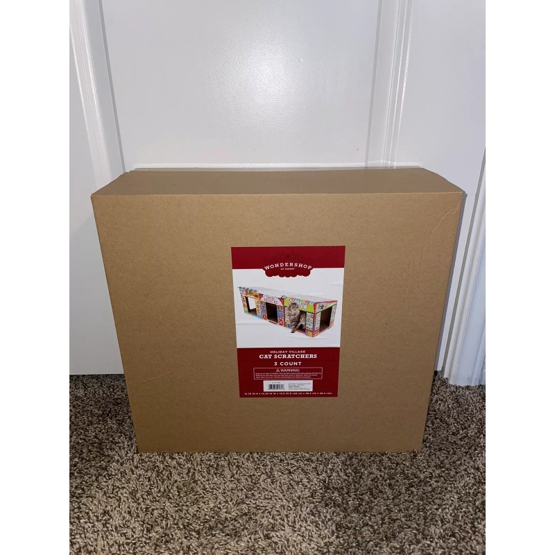 Wondershop holiday village cat scratchers 3 count