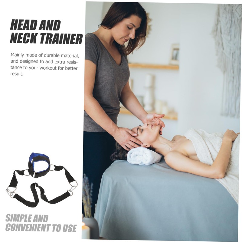 KICHOUSE Neck Exerciser Neck Builder Support Hat for Home Gym