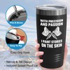 Tattoo Artist Black Edition Viking Tumbler 20oz - With precision