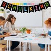 Schulkind Girlande Einschulung Schwarz,Einschulung Girlande Hänge Deko,Einschulung Schulanfang Deko für
