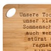 Mr. & Mrs. Panda Bamboo Chopping Board Saying Daughter Sunshine