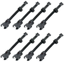 Michigan Motorsports Delphi Mutec to EV6 Fuel Injector Adapter Harness - Fits 4.8L 5.3L 6.0L LQ4 LQ9 Engines - Set of 8 Injector Adapter Harnesses