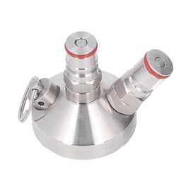 TOPINCN Mini Dispensador de Cerveza de Barril, Dispensador de Grifo de Lanza de Mini Barril de Cerveza de Acero Inoxidable para Cerveza Artesanal Grow Homebrew Spear 2L / 3.6L / 4L / 5L /