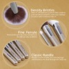 Brochas Maquillaje Profesional Piezas Kit Sintético Sombras Ojos Polvo Base