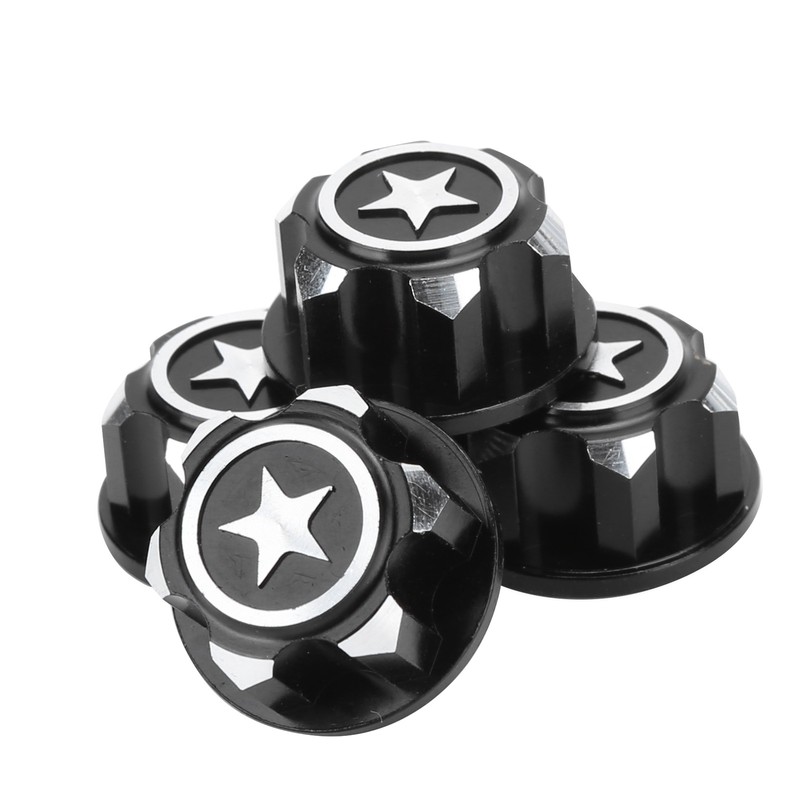4pcs Aluminum Alloy Wheel Hub Cap Cover Accessory Fit for