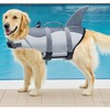 Voarge Dog Life Vest, Swimming Float Jacket Adjustable, Dog Life