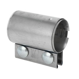 Hihaha Exhaust Pipe Clamp/Exhaust Muffler Tube Joint for Car Truck/Durable Stainless Steel 1.97" 87mm / 1 Pc Silver Tone