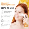Vitamin C Facial Cleanser, Exfoliation Foaming Face Wash & Makeup