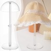 Hat Display,Clear Helmets Organizer - Domed Acrylic Height Adjustable Display