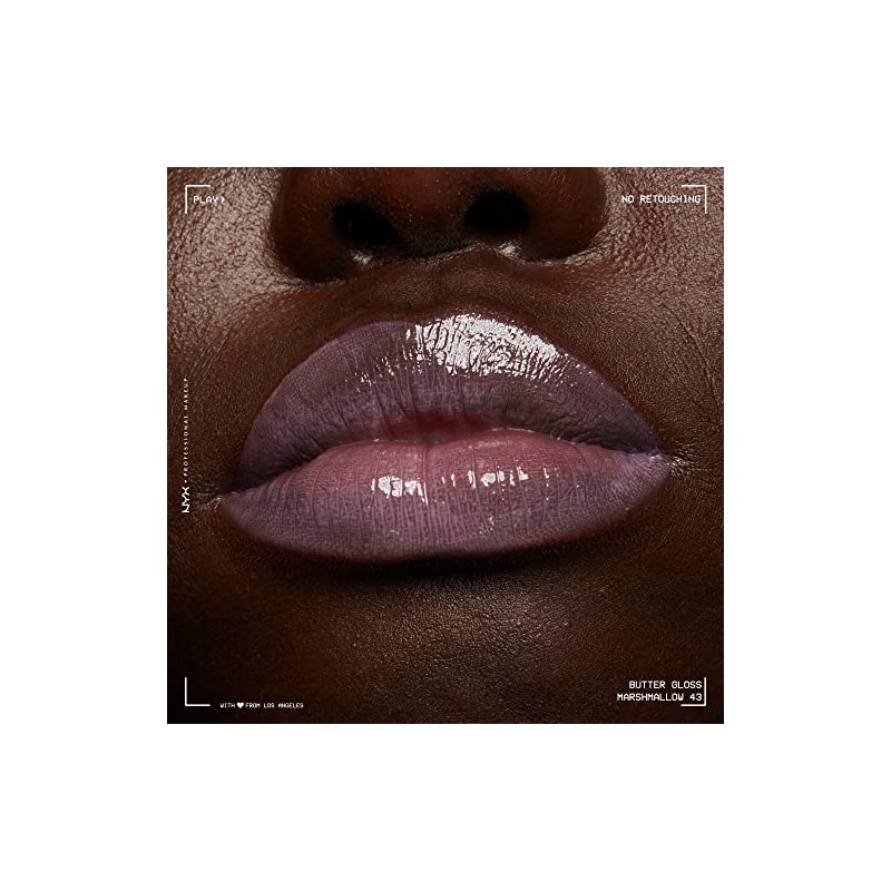 NYX PROFESSIONAL MAKEUP Butter Gloss, Non-Sticky Lip Gloss - Marshmallow