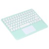 Touch Wireless Keyboard Round Keycaps Ergonomic Design Ultra Thin Smart