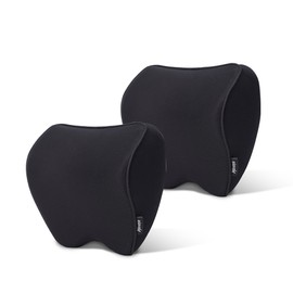 motorb Memory foam neck cushion for motorve vehicles 1+1 high elasticity ergonomic cushion detachable curved type / 모터브 차량용 메모리폼 목쿠션 1+1 고탄성 인체공학쿠션 분리형 커브형